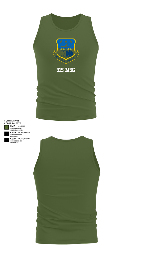Tank Top, 315 MSG, , Teamtime, Team time, sublimation, custom sports apparel, team uniforms, spirit wear, spiritwear, sports uniforms, custom shirts, team store, custom team store, fundraiser sports, apparel fundraiser