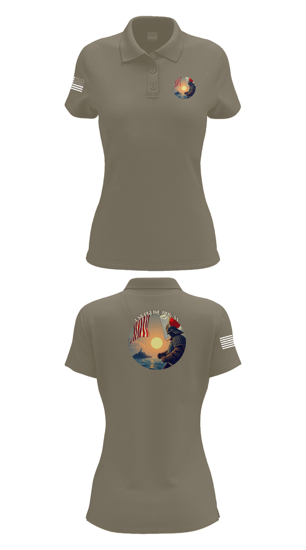 Womens Short Sleeve Performance Polo, Uss Preble DDG 88, , Teamtime, Team time, sublimation, custom sports apparel, team uniforms, spirit wear, spiritwear, sports uniforms, custom shirts, team store, custom team store, fundraiser sports, apparel fundraiser