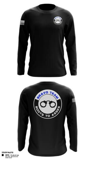 Long Sleeve Performance Shirt, Bravo Team, Police, Teamtime, Team time, sublimation, custom sports apparel, team uniforms, spirit wear, spiritwear, sports uniforms, custom shirts, team store, custom team store, fundraiser sports, apparel fundraiser