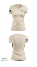0326 35295266 Women's Short Sleeve V-neck Shirt - 22