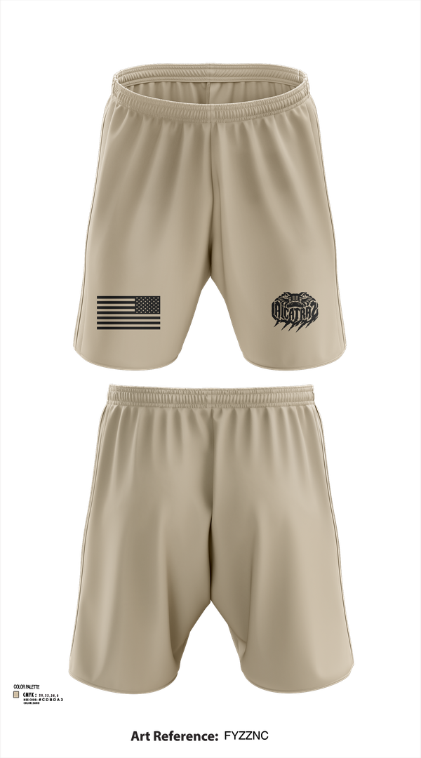 Athletic Shorts With Pockets, Alligator Alcatraz, , Teamtime, Team time, sublimation, custom sports apparel, team uniforms, spirit wear, spiritwear, sports uniforms, custom shirts, team store, custom team store, fundraiser sports, apparel fundraiser