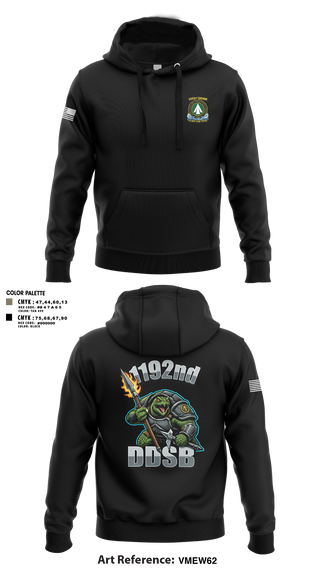 Hoodie, 1192nd DDSB, Army, Teamtime, Team time, sublimation, custom sports apparel, team uniforms, spirit wear, spiritwear, sports uniforms, custom shirts, team store, custom team store, fundraiser sports, apparel fundraiser