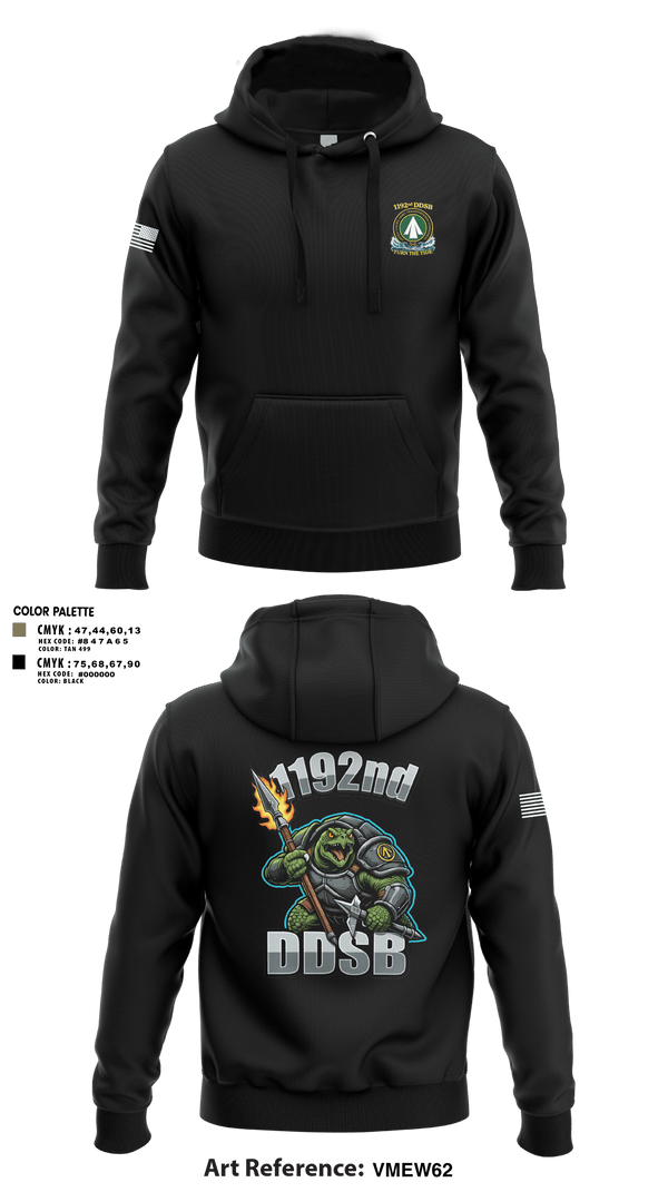 Hoodie, 1192nd DDSB, Army, Teamtime, Team time, sublimation, custom sports apparel, team uniforms, spirit wear, spiritwear, sports uniforms, custom shirts, team store, custom team store, fundraiser sports, apparel fundraiser