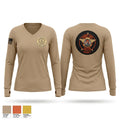Bacon County Sheriff’s Office Women's Long Sleeve V-neck Shirt - 1