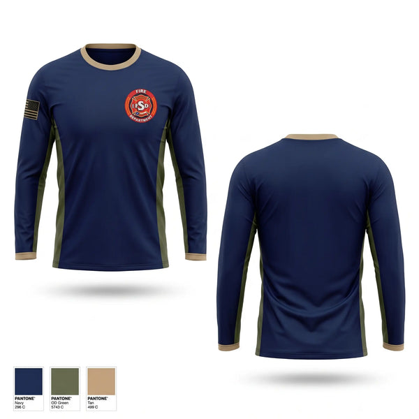 Long Sleeve Performance Shirt, Skidmore, Fire Department, Teamtime, Team time, sublimation, custom sports apparel, team uniforms, spirit wear, spiritwear, sports uniforms, custom shirts, team store, custom team store, fundraiser sports, apparel fundraiser