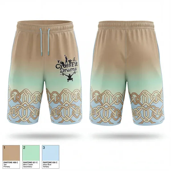 Athletic Shorts With Pockets, CrossFit Drums, Spirit Store, Teamtime, Team time, sublimation, custom sports apparel, team uniforms, spirit wear, spiritwear, sports uniforms, custom shirts, team store, custom team store, fundraiser sports, apparel fundraiser
