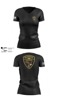 18 SFS FLY AWAY SECURITY 15645087 Women's Short Sleeve V-neck Shirt - 100
