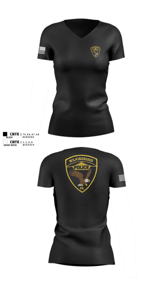 Womens Short Sleeve Vneck Shirt, 18 SFS FLY AWAY SECURITY, Air Force, Teamtime, Team time, sublimation, custom sports apparel, team uniforms, spirit wear, spiritwear, sports uniforms, custom shirts, team store, custom team store, fundraiser sports, apparel fundraiser