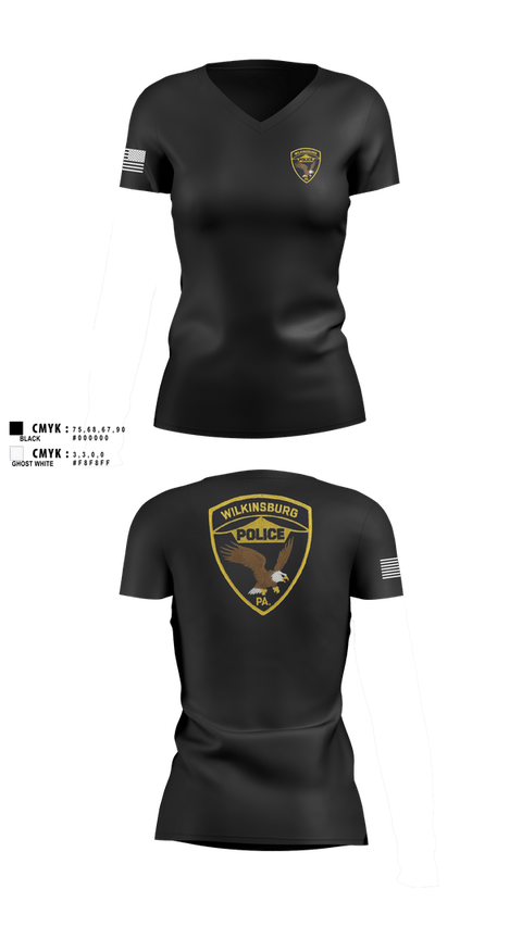 Womens Short Sleeve Vneck Shirt, 18 SFS FLY AWAY SECURITY, Air Force, Teamtime, Team time, sublimation, custom sports apparel, team uniforms, spirit wear, spiritwear, sports uniforms, custom shirts, team store, custom team store, fundraiser sports, apparel fundraiser