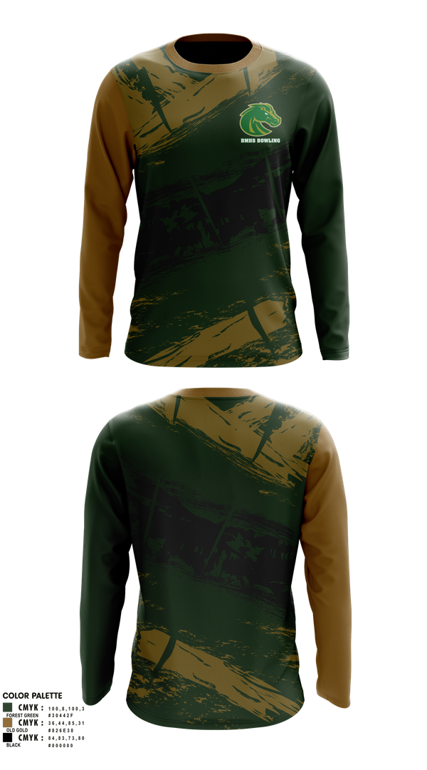 Long Sleeve Performance Shirt, BMHS, Bowling, Teamtime, Team time, sublimation, custom sports apparel, team uniforms, spirit wear, spiritwear, sports uniforms, custom shirts, team store, custom team store, fundraiser sports, apparel fundraiser