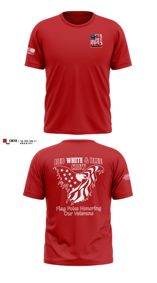 Short Sleeve Performance Shirt, Flagpoles Honoring Our Veterans, , Teamtime, Team time, sublimation, custom sports apparel, team uniforms, spirit wear, spiritwear, sports uniforms, custom shirts, team store, custom team store, fundraiser sports, apparel fundraiser