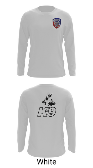 Long Sleeve Performance Shirt, Anniston Police Department K9 Unit, Police, Teamtime, Team time, sublimation, custom sports apparel, team uniforms, spirit wear, spiritwear, sports uniforms, custom shirts, team store, custom team store, fundraiser sports, apparel fundraiser