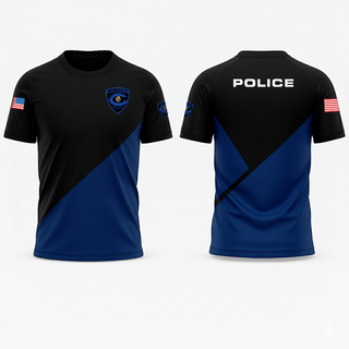 Short Sleeve Performance Shirt, Colcord Police Dept, , Teamtime, Team time, sublimation, custom sports apparel, team uniforms, spirit wear, spiritwear, sports uniforms, custom shirts, team store, custom team store, fundraiser sports, apparel fundraiser
