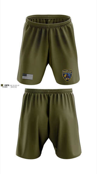 Athletic Shorts With Pockets, Livingston Co Sheriff K9, Police, Teamtime, Team time, sublimation, custom sports apparel, team uniforms, spirit wear, spiritwear, sports uniforms, custom shirts, team store, custom team store, fundraiser sports, apparel fundraiser