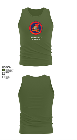 Tank Top, Combat Logistics Battalion 4, , Teamtime, Team time, sublimation, custom sports apparel, team uniforms, spirit wear, spiritwear, sports uniforms, custom shirts, team store, custom team store, fundraiser sports, apparel fundraiser