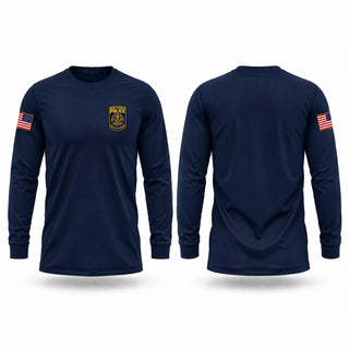 Long Sleeve Performance Shirt, New Castle Police Department, Police, Teamtime, Team time, sublimation, custom sports apparel, team uniforms, spirit wear, spiritwear, sports uniforms, custom shirts, team store, custom team store, fundraiser sports, apparel fundraiser