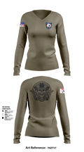 Desperados 24416506 Women's Long Sleeve V-neck Shirt - 102