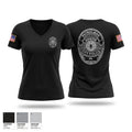 Shamokin City Police Women's Short Sleeve V-neck Shirt - 1