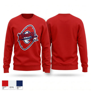 Crew Neck Sweatshirt, Okeeheelee Warriors, Baseball, Teamtime, Team time, sublimation, custom sports apparel, team uniforms, spirit wear, spiritwear, sports uniforms, custom shirts, team store, custom team store, fundraiser sports, apparel fundraiser