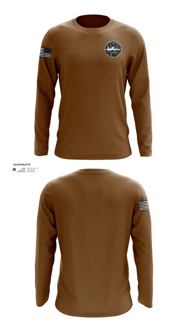 Long Sleeve Performance Shirt, National Airborne Operations Center, , Teamtime, Team time, sublimation, custom sports apparel, team uniforms, spirit wear, spiritwear, sports uniforms, custom shirts, team store, custom team store, fundraiser sports, apparel fundraiser