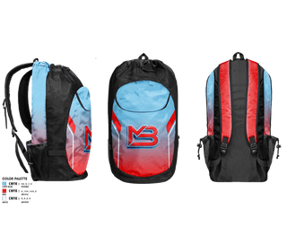 Gear Bag, Mikey Baseball, Baseball, Teamtime, Team time, sublimation, custom sports apparel, team uniforms, spirit wear, spiritwear, sports uniforms, custom shirts, team store, custom team store, fundraiser sports, apparel fundraiser