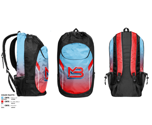 Gear Bag, Mikey Baseball, Baseball, Teamtime, Team time, sublimation, custom sports apparel, team uniforms, spirit wear, spiritwear, sports uniforms, custom shirts, team store, custom team store, fundraiser sports, apparel fundraiser