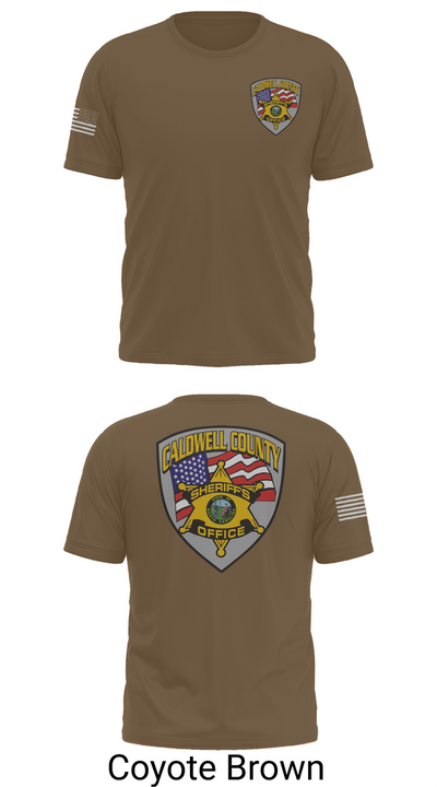 Caldwell County Sheriff's Office 64628956 Old School Cotton Feel Shirt - 10