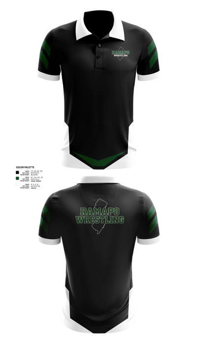 Ramapo Raiders 68596612 Short Sleeve Performance Polo - 21