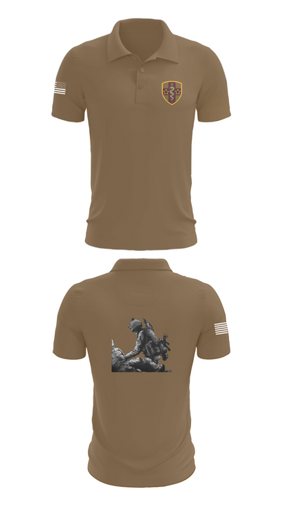 7455th MORU 95873552 Short Sleeve Performance Polo - 7