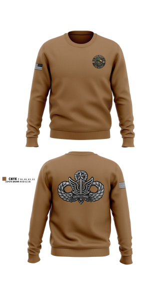 Crew Neck Sweatshirt, 112th SIG BN (SO)(A), Army, Teamtime, Team time, sublimation, custom sports apparel, team uniforms, spirit wear, spiritwear, sports uniforms, custom shirts, team store, custom team store, fundraiser sports, apparel fundraiser