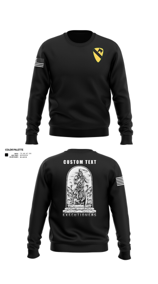 Crew Neck Sweatshirt, Executioners, Army, Teamtime, Team time, sublimation, custom sports apparel, team uniforms, spirit wear, spiritwear, sports uniforms, custom shirts, team store, custom team store, fundraiser sports, apparel fundraiser