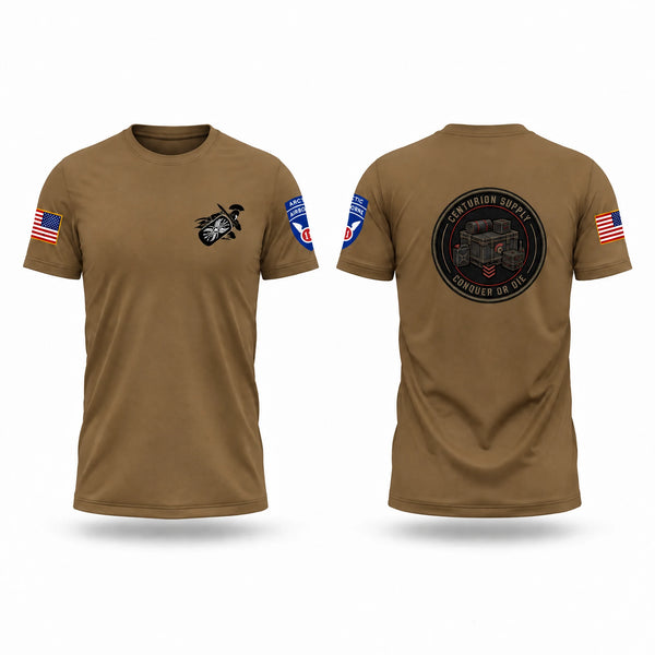 Old School Cotton Feel Shirt, 1-24 Centurion Company, Army, Teamtime, Team time, sublimation, custom sports apparel, team uniforms, spirit wear, spiritwear, sports uniforms, custom shirts, team store, custom team store, fundraiser sports, apparel fundraiser