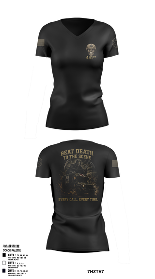 Womens Short Sleeve Vneck Shirt, 441, Army, Teamtime, Team time, sublimation, custom sports apparel, team uniforms, spirit wear, spiritwear, sports uniforms, custom shirts, team store, custom team store, fundraiser sports, apparel fundraiser
