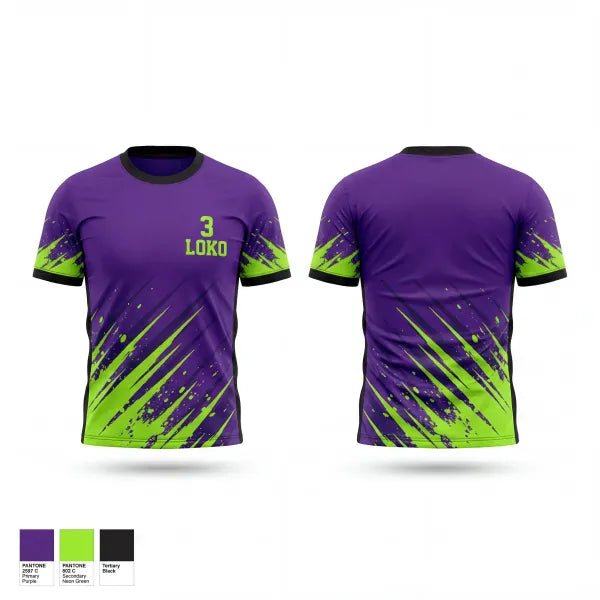 Soft Poly Tee Cotton Like Feel, 3 LOKO, , Teamtime, Team time, sublimation, custom sports apparel, team uniforms, spirit wear, spiritwear, sports uniforms, custom shirts, team store, custom team store, fundraiser sports, apparel fundraiser