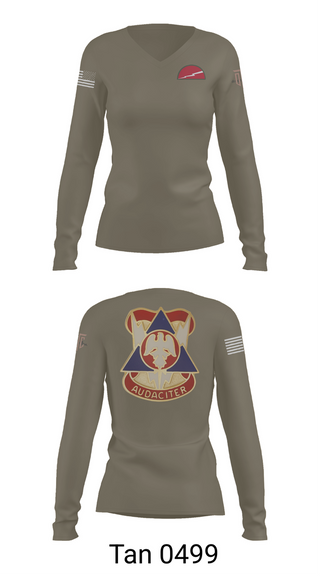 Womens Long Sleeve Vneck Shirt, 2 MCTD - 78th TD, , Teamtime, Team time, sublimation, custom sports apparel, team uniforms, spirit wear, spiritwear, sports uniforms, custom shirts, team store, custom team store, fundraiser sports, apparel fundraiser