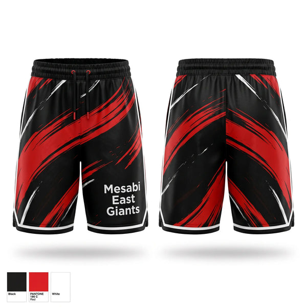 Mens Reversible Basketball Shorts, Mesabi East Giants, Women's Basketball, Teamtime, Team time, sublimation, custom sports apparel, team uniforms, spirit wear, spiritwear, sports uniforms, custom shirts, team store, custom team store, fundraiser sports, apparel fundraiser