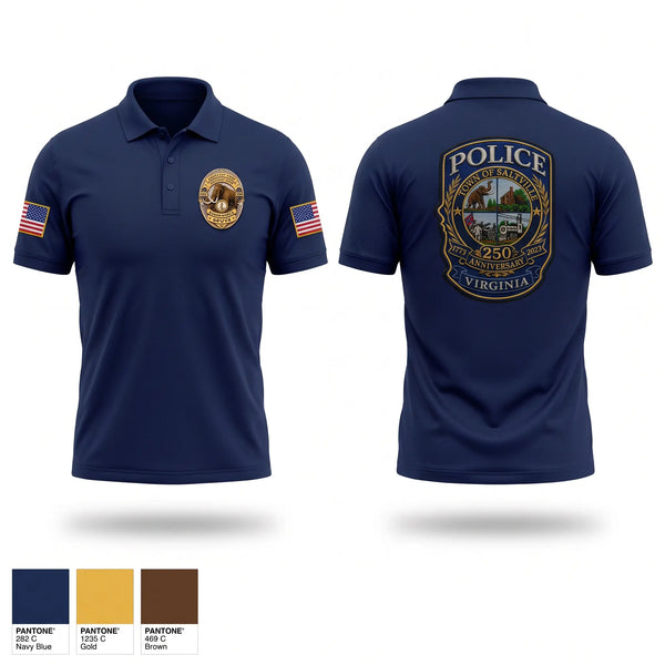 Short Sleeve Performance Polo, Saltville Police Department, Police, Teamtime, Team time, sublimation, custom sports apparel, team uniforms, spirit wear, spiritwear, sports uniforms, custom shirts, team store, custom team store, fundraiser sports, apparel fundraiser