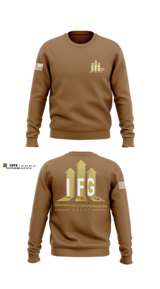 Crew Neck Sweatshirt, Infinite Financial Group, , Teamtime, Team time, sublimation, custom sports apparel, team uniforms, spirit wear, spiritwear, sports uniforms, custom shirts, team store, custom team store, fundraiser sports, apparel fundraiser