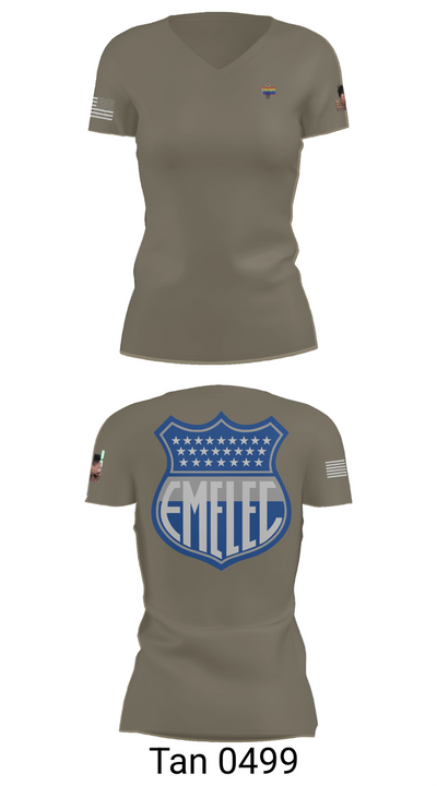 50th chem 734021 Women's Short Sleeve V-neck Shirt - 68
