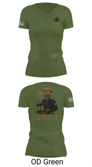Womens Short Sleeve Vneck Shirt, 1/1, Marines, Teamtime, Team time, sublimation, custom sports apparel, team uniforms, spirit wear, spiritwear, sports uniforms, custom shirts, team store, custom team store, fundraiser sports, apparel fundraiser