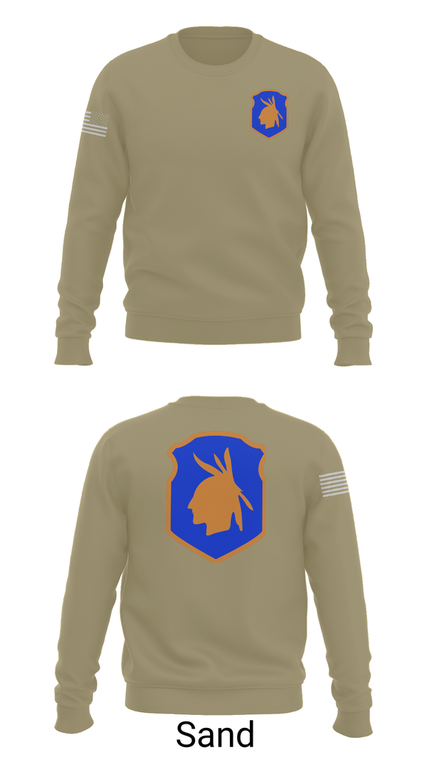 Crew Neck Sweatshirt, 98th training div, , Teamtime, Team time, sublimation, custom sports apparel, team uniforms, spirit wear, spiritwear, sports uniforms, custom shirts, team store, custom team store, fundraiser sports, apparel fundraiser