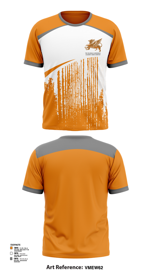 Short Sleeve Performance Shirt, The Palmdale Aerospace Academy Cross Country, Cross Country, Teamtime, Team time, sublimation, custom sports apparel, team uniforms, spirit wear, spiritwear, sports uniforms, custom shirts, team store, custom team store, fundraiser sports, apparel fundraiser