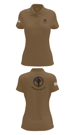 Womens Short Sleeve Performance Polo, Designs By Vets, , Teamtime, Team time, sublimation, custom sports apparel, team uniforms, spirit wear, spiritwear, sports uniforms, custom shirts, team store, custom team store, fundraiser sports, apparel fundraiser