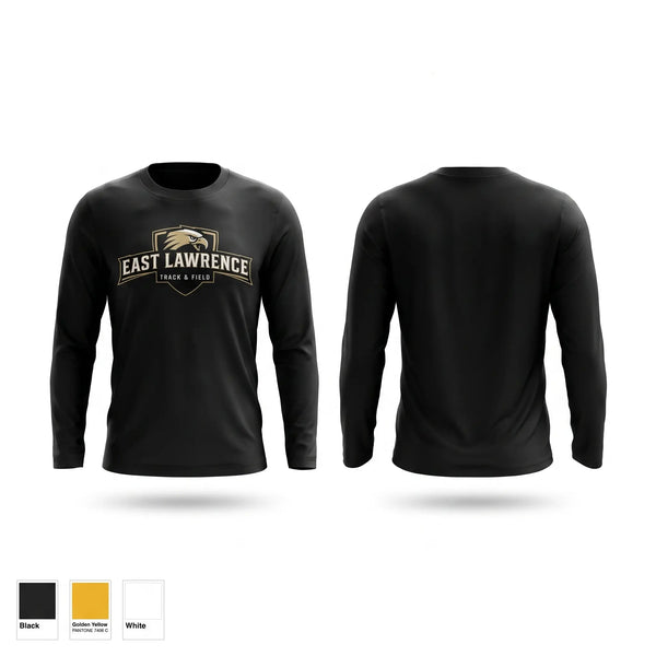 Long Sleeve Performance Shirt, East Lawrence, Track & Field, Teamtime, Team time, sublimation, custom sports apparel, team uniforms, spirit wear, spiritwear, sports uniforms, custom shirts, team store, custom team store, fundraiser sports, apparel fundraiser