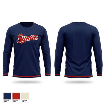 Fountain Valley Pony Baseball 56696094 Long Sleeve Performance Shirt 1