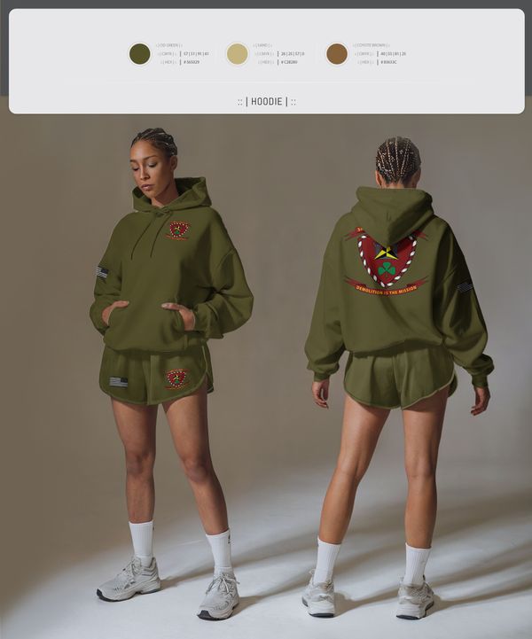 Hoodie, 3d Combat Engineer Battalion, , Teamtime, Team time, sublimation, custom sports apparel, team uniforms, spirit wear, spiritwear, sports uniforms, custom shirts, team store, custom team store, fundraiser sports, apparel fundraiser