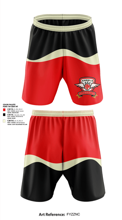 Angels the Center for Athletes in Motion 13302323 Athletic Shorts With Pockets - 1