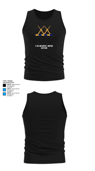 Tank Top, 5-20 Infantry, Sniper section, Army, Teamtime, Team time, sublimation, custom sports apparel, team uniforms, spirit wear, spiritwear, sports uniforms, custom shirts, team store, custom team store, fundraiser sports, apparel fundraiser