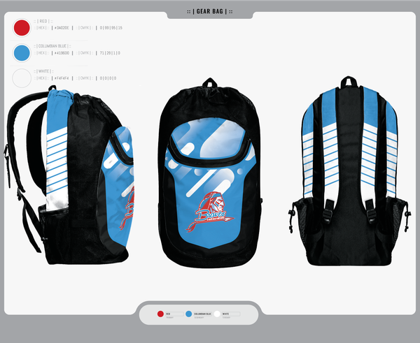Gear Bag, El Cajon Valley High School Cheer, Cheer, Teamtime, Team time, sublimation, custom sports apparel, team uniforms, spirit wear, spiritwear, sports uniforms, custom shirts, team store, custom team store, fundraiser sports, apparel fundraiser
