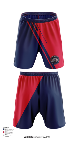 Athletic Shorts With Pockets, Prime Example Stars, , Teamtime, Team time, sublimation, custom sports apparel, team uniforms, spirit wear, spiritwear, sports uniforms, custom shirts, team store, custom team store, fundraiser sports, apparel fundraiser
